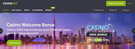 ComeON CA Casino Bonus Code .